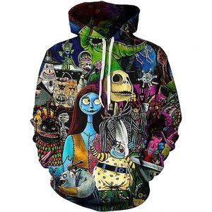 The Nightmare Before Christmas Jack Skellington Hoodie Cartoon